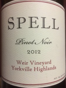 2012 Spell Pinot Noir Weir
