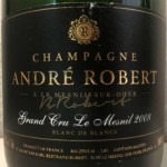 Andre Robert Champagne Le Mesnil 2008